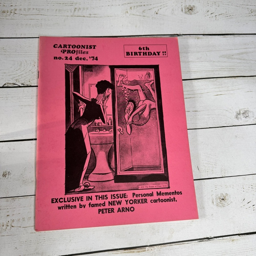 Cartoonist PROfiles No 24 Dec 1974 Peter Arno New Yorker‎ VTG Magazine Comics